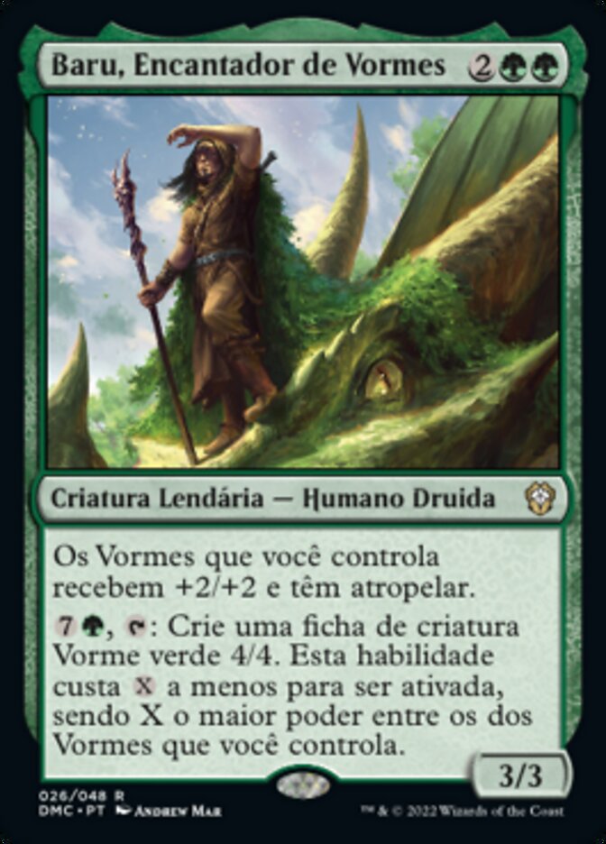 Baru, Encantador de Vormes / Baru, Wurmspeaker - Magic: The Gathering - MoxLand