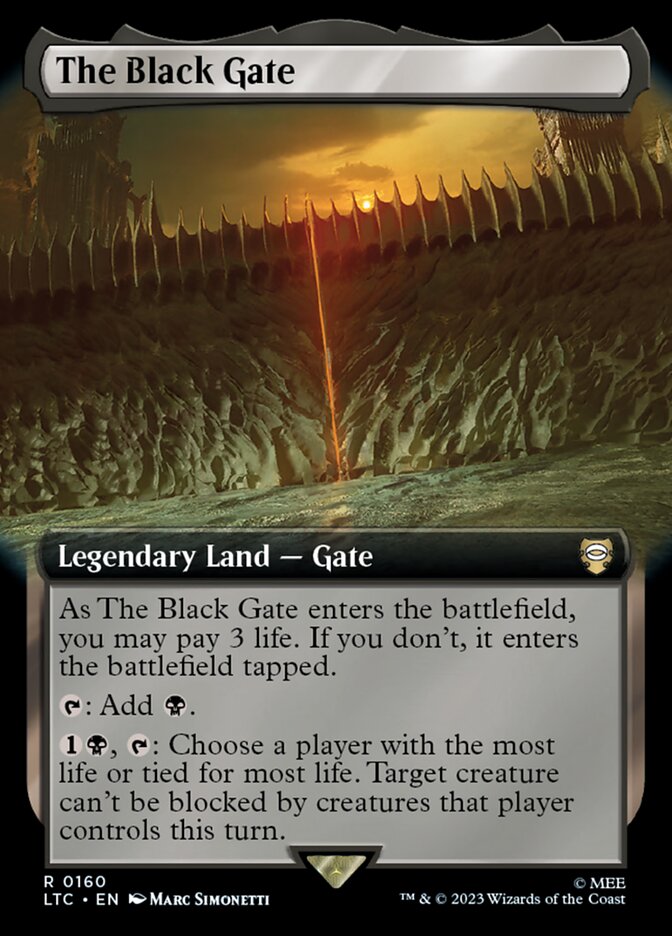 O Portão Negro / The Black Gate - Magic: The Gathering - MoxLand