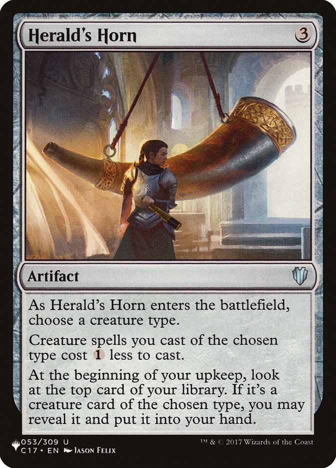 Corneta do Arauto / Herald's Horn - Magic: The Gathering - MoxLand