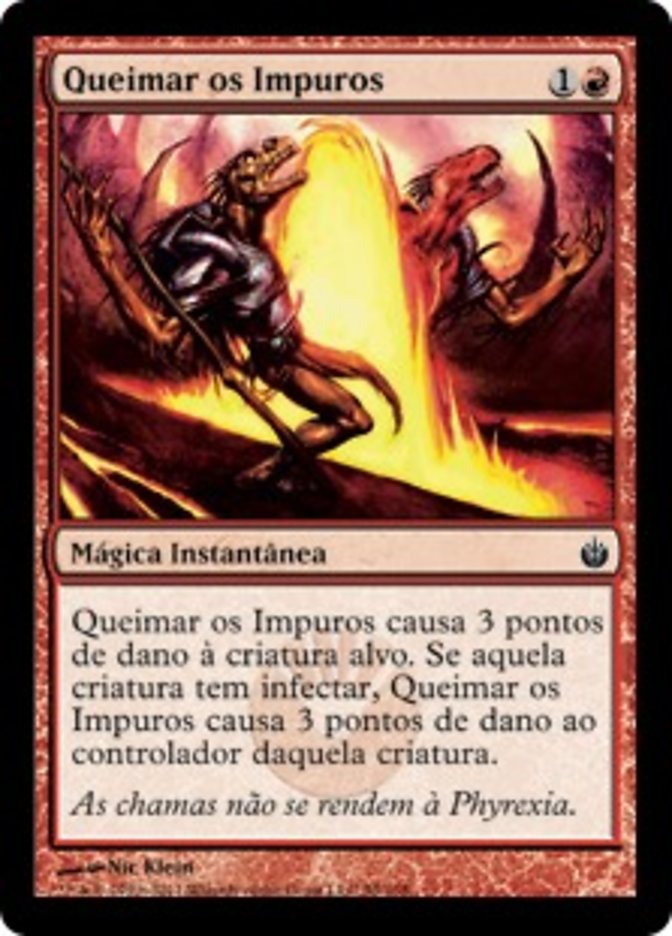 Queimar os Impuros / Burn the Impure - Magic: The Gathering - MoxLand