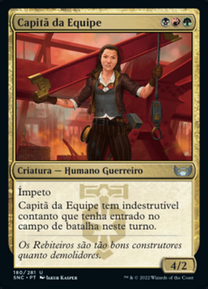 Capitã da Equipe / Crew Captain - Magic: The Gathering - MoxLand