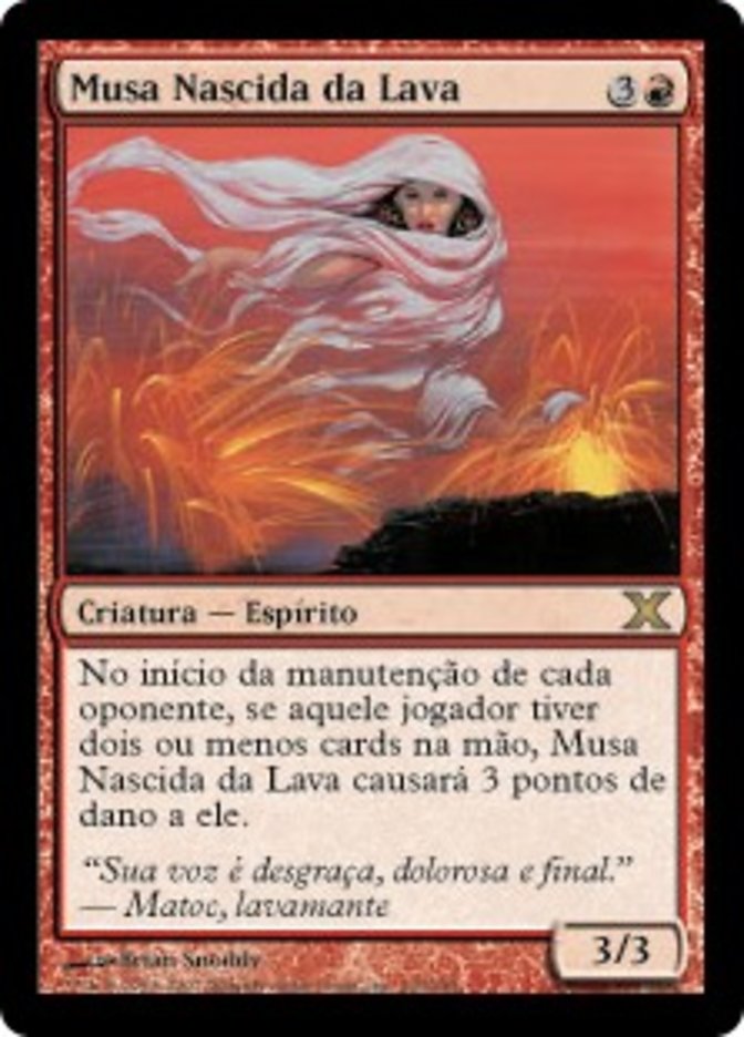 Musa Nascida da Lava / Lavaborn Muse - Magic: The Gathering - MoxLand