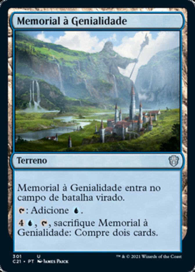 Memorial à Genialidade / Memorial to Genius - Magic: The Gathering - MoxLand