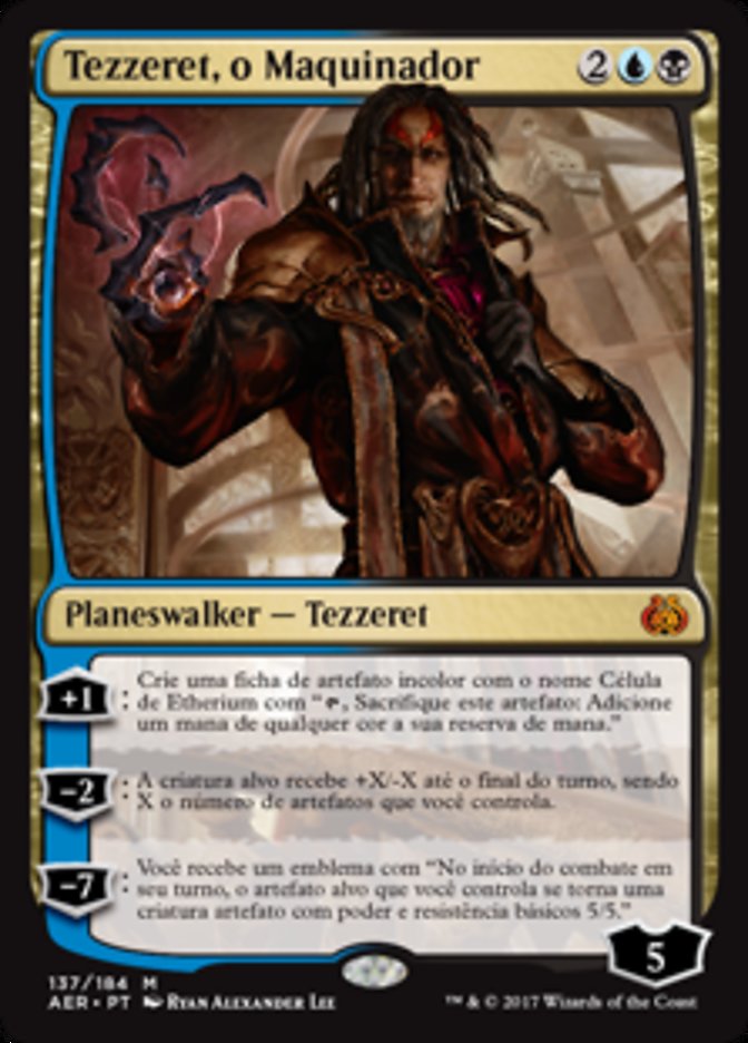 Tezzeret, o Maquinador / Tezzeret the Schemer - Magic: The Gathering - MoxLand