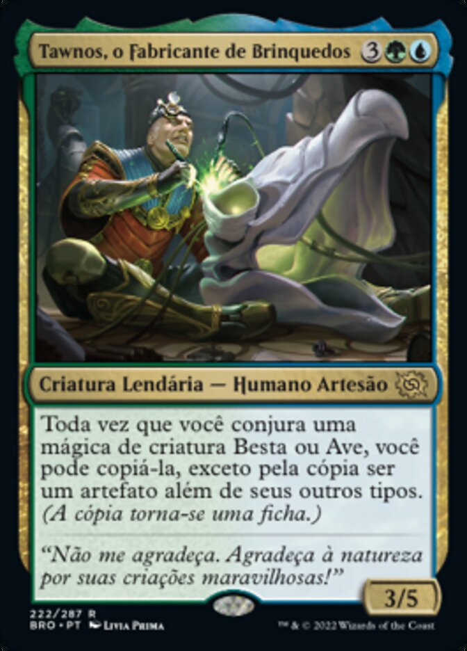 Tawnos, o Fabricante de Brinquedos / Tawnos, the Toymaker - Magic: The Gathering - MoxLand