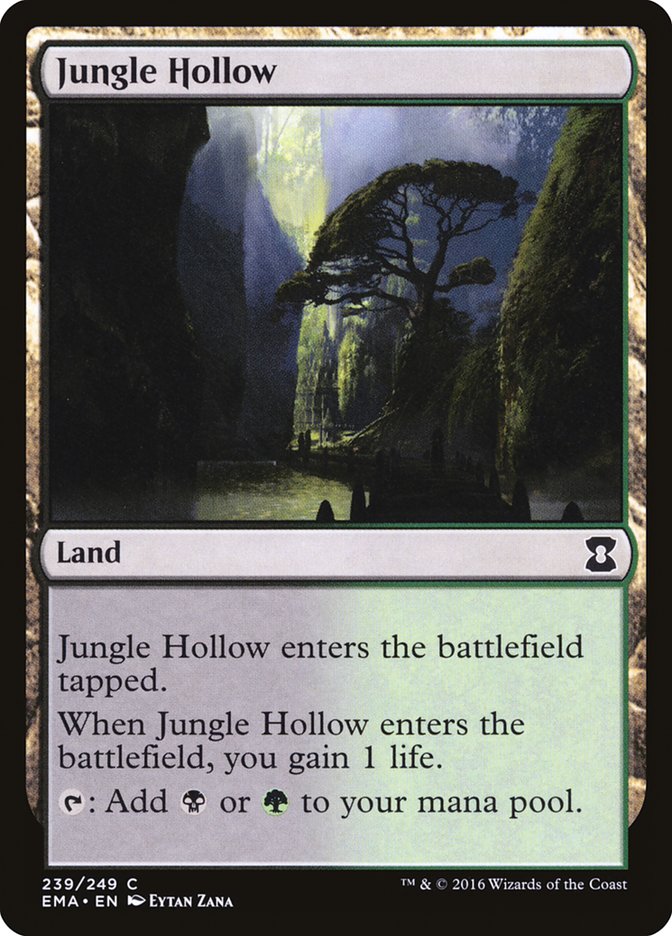 Clareira na Selva / Jungle Hollow - Magic: The Gathering - MoxLand