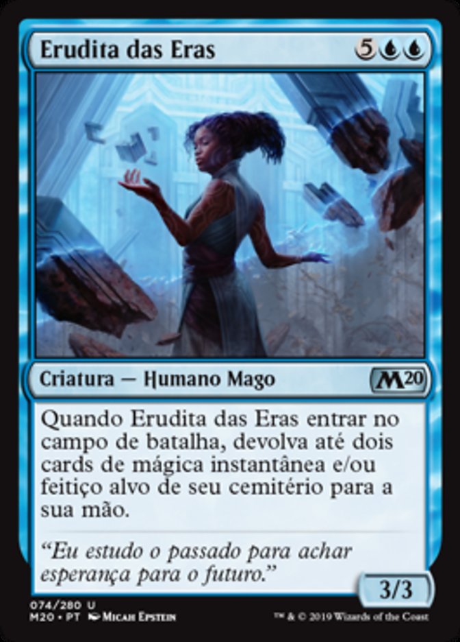 Erudita das Eras / Scholar of the Ages - Magic: The Gathering - MoxLand