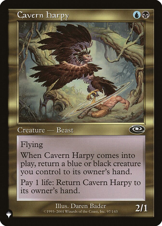 Harpia da Caverna / Cavern Harpy - Magic: The Gathering - MoxLand