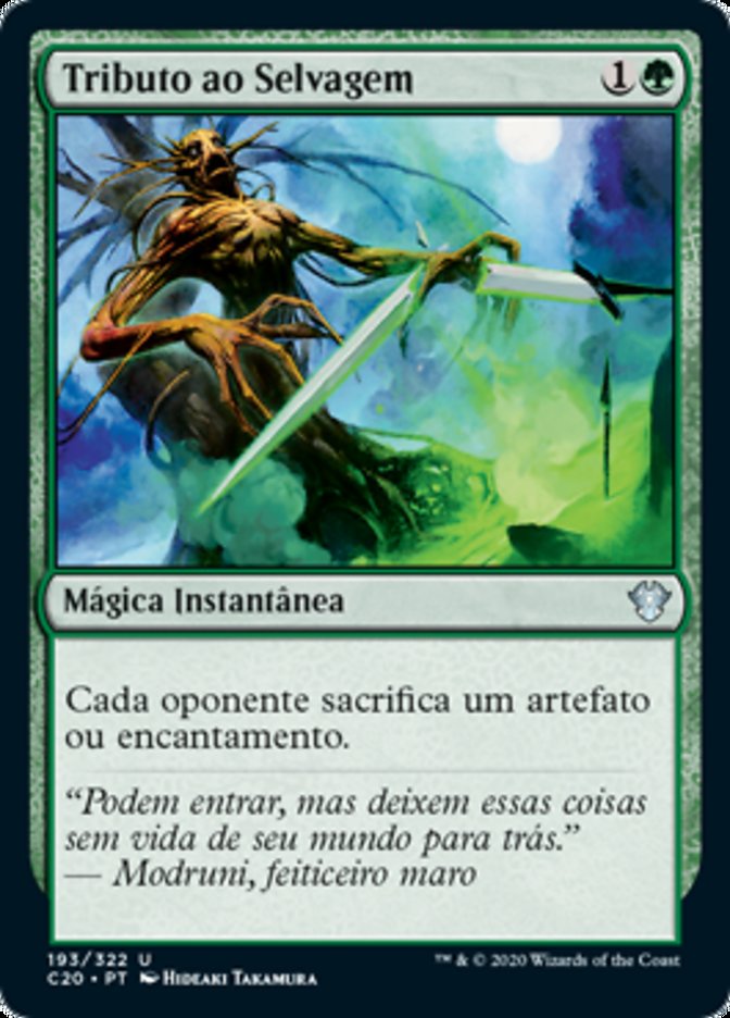 Tributo ao Selvagem / Tribute to the Wild - Magic: The Gathering - MoxLand