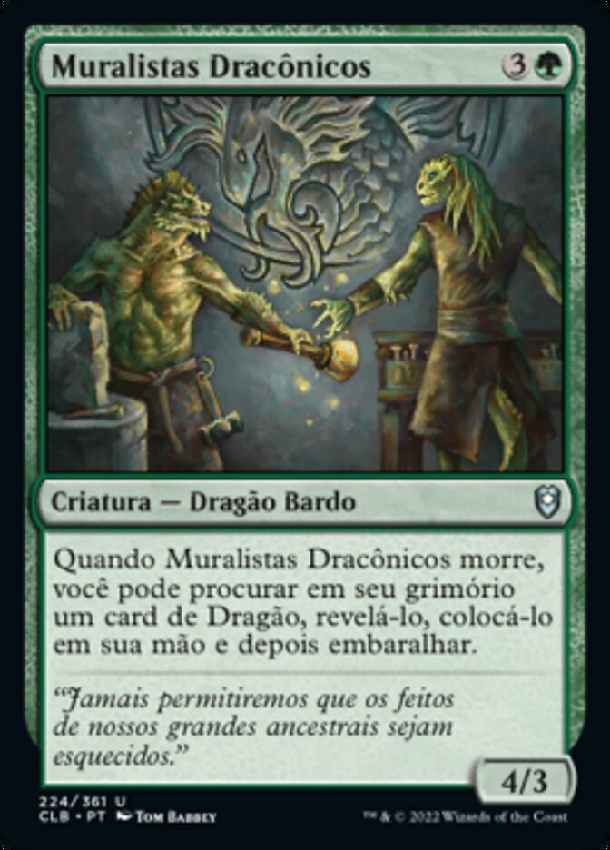 Muralistas Dracônicos / Draconic Muralists - Magic: The Gathering - MoxLand