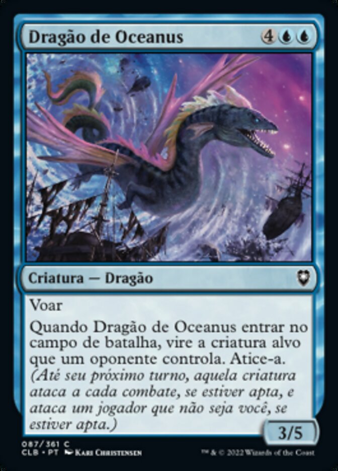 Dragão de Oceanus / Oceanus Dragon - Magic: The Gathering - MoxLand