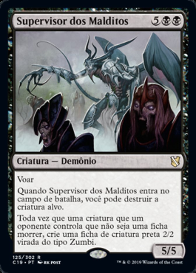 Supervisor dos Malditos / Overseer of the Damned - Magic: The Gathering - MoxLand