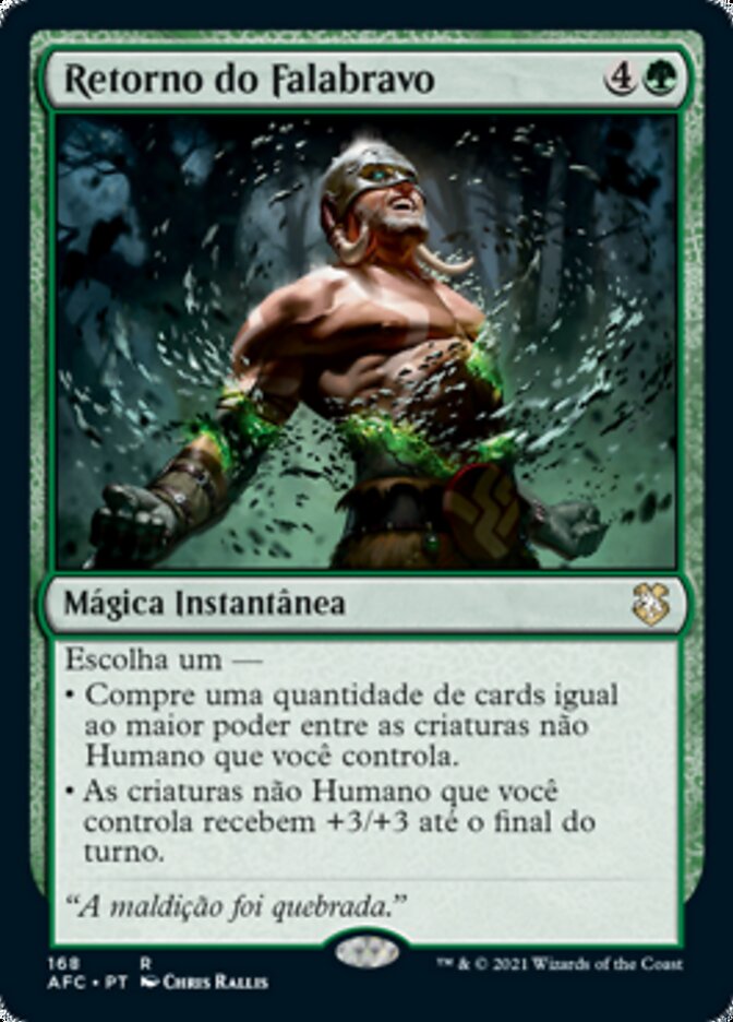 Retorno do Falabravo / Return of the Wildspeaker - Magic: The Gathering - MoxLand