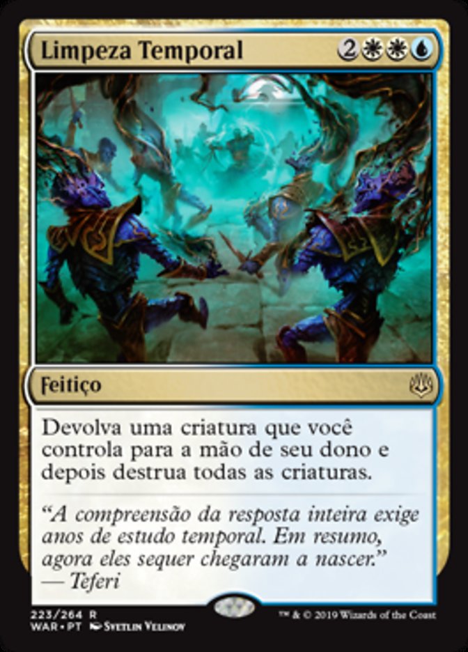 Limpeza Temporal / Time Wipe - Magic: The Gathering - MoxLand