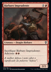 Bárbaro Imprudente / Reckless Barbarian - Magic: The Gathering - MoxLand