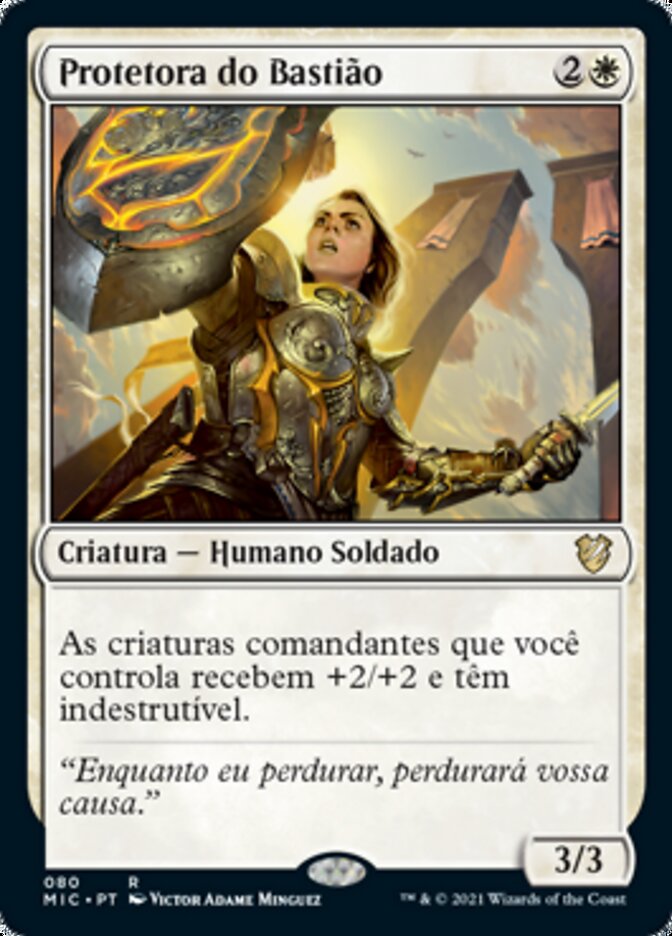 Protetora do Bastião / Bastion Protector - Magic: The Gathering - MoxLand