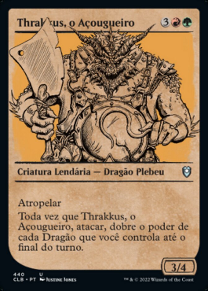 Thrakkus, o Açougueiro / Thrakkus the Butcher - Magic: The Gathering - MoxLand