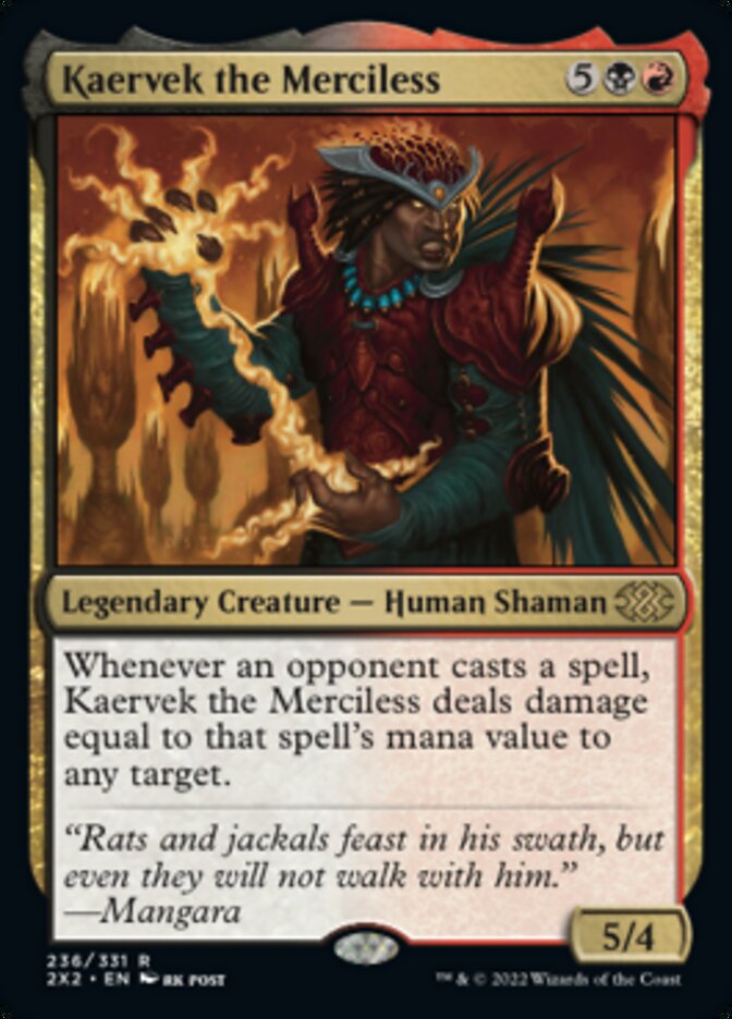 Kaervek, o Impiedoso / Kaervek the Merciless - Magic: The Gathering - MoxLand