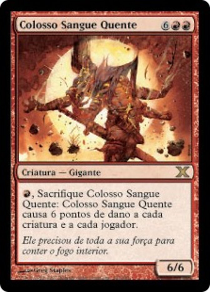 Colosso Sangue Quente / Bloodfire Colossus - Magic: The Gathering - MoxLand