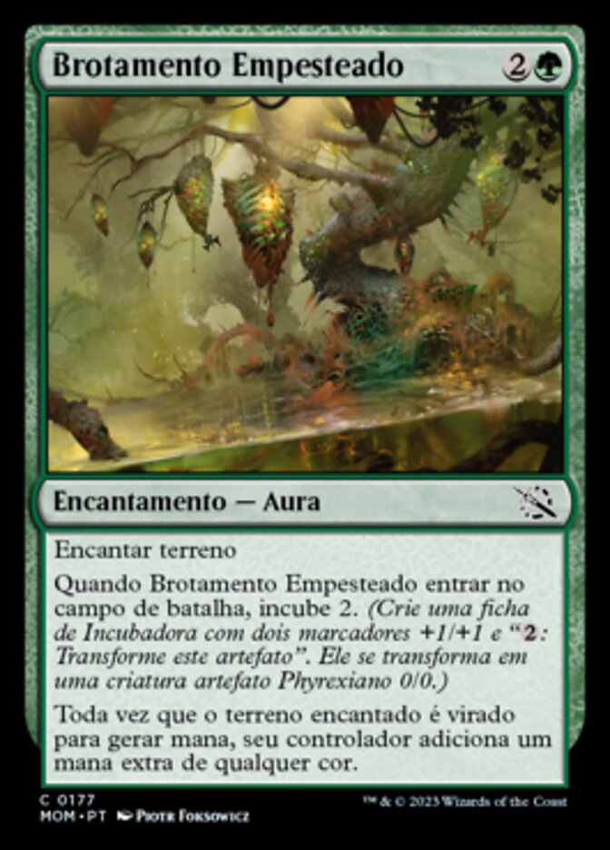 Brotamento Empesteado / Blighted Burgeoning - Magic: The Gathering - MoxLand