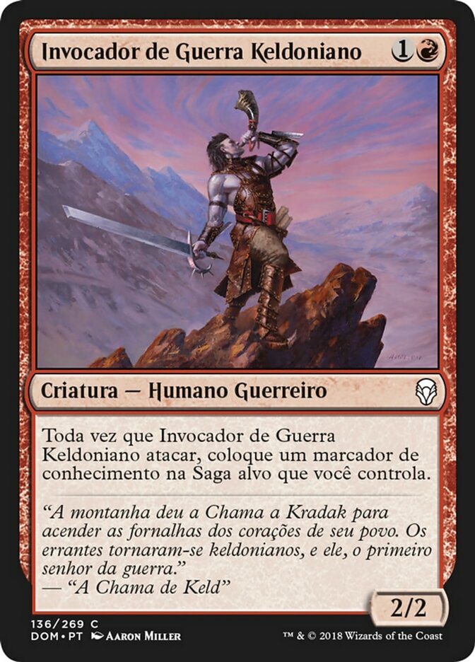 Invocador de Guerra Keldoniano / Keldon Warcaller - Magic: The Gathering - MoxLand