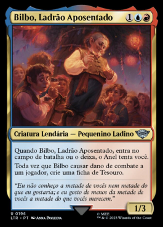 Bilbo, Ladrão Aposentado / Bilbo, Retired Burglar - Magic: The Gathering - MoxLand