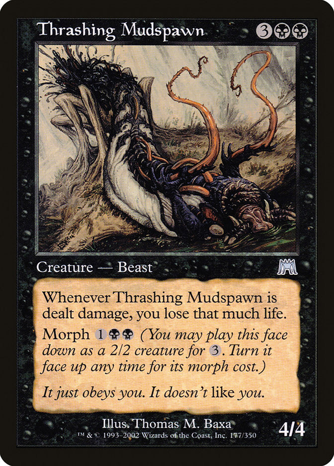 Surrador da Prole da Lama / Thrashing Mudspawn - Magic: The Gathering - MoxLand