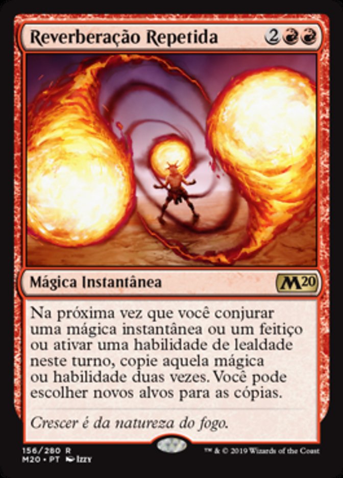 Reverberação Repetida / Repeated Reverberation - Magic: The Gathering - MoxLand