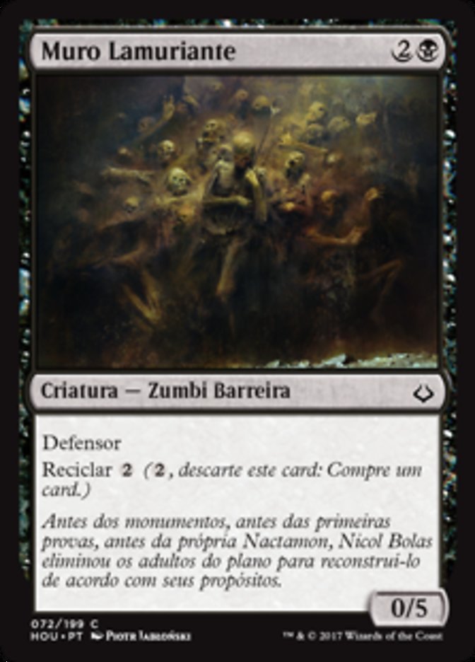 Muro Lamuriante / Moaning Wall - Magic: The Gathering - MoxLand