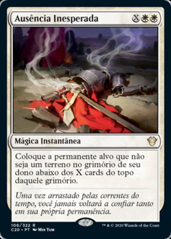 Ausência Inesperada / Unexpectedly Absent - Magic: The Gathering - MoxLand