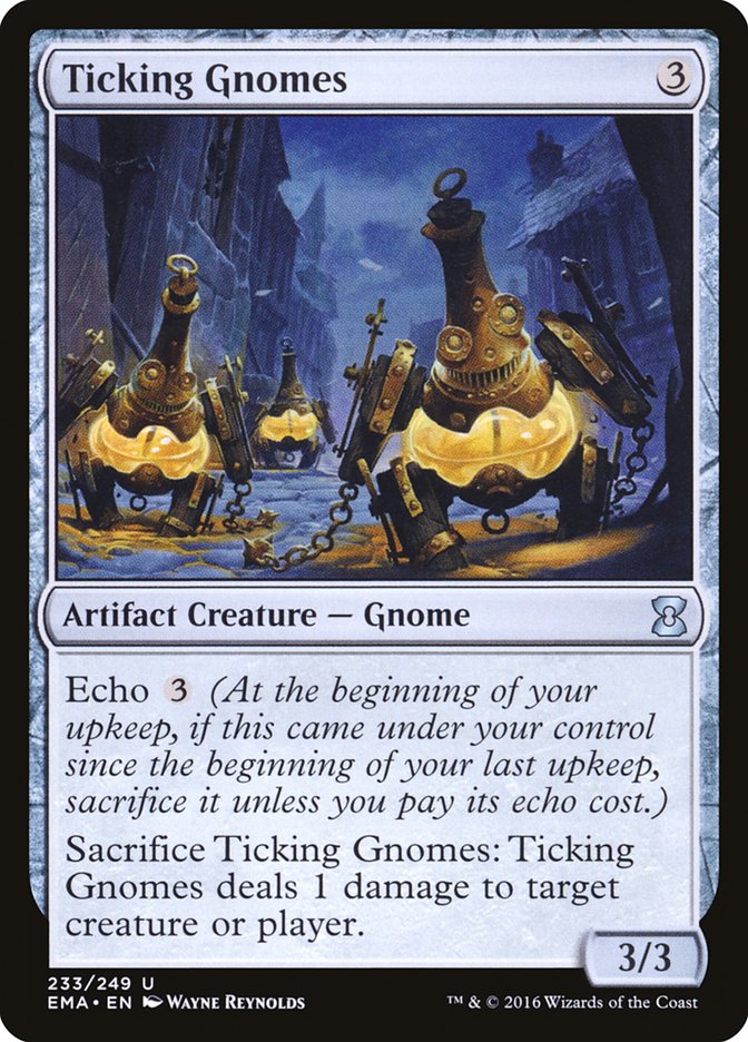 Gnomos do Relógio / Ticking Gnomes - Magic: The Gathering - MoxLand