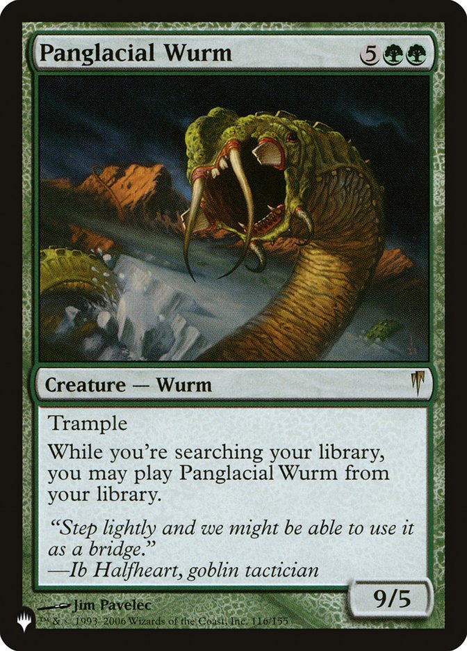 Vorme Panglacial / Panglacial Wurm - Magic: The Gathering - MoxLand