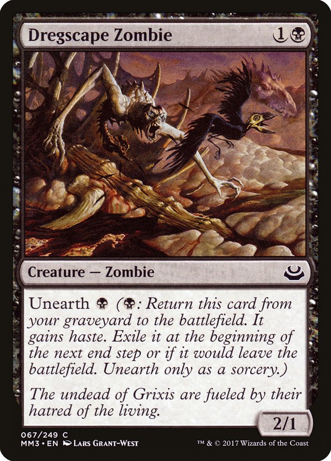 Zumbi do Vale das Escórias / Dregscape Zombie - Magic: The Gathering - MoxLand