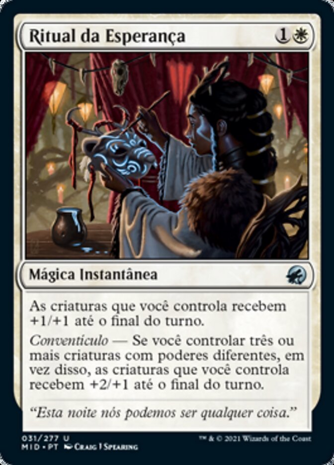 Ritual da Esperança / Ritual of Hope - Magic: The Gathering - MoxLand
