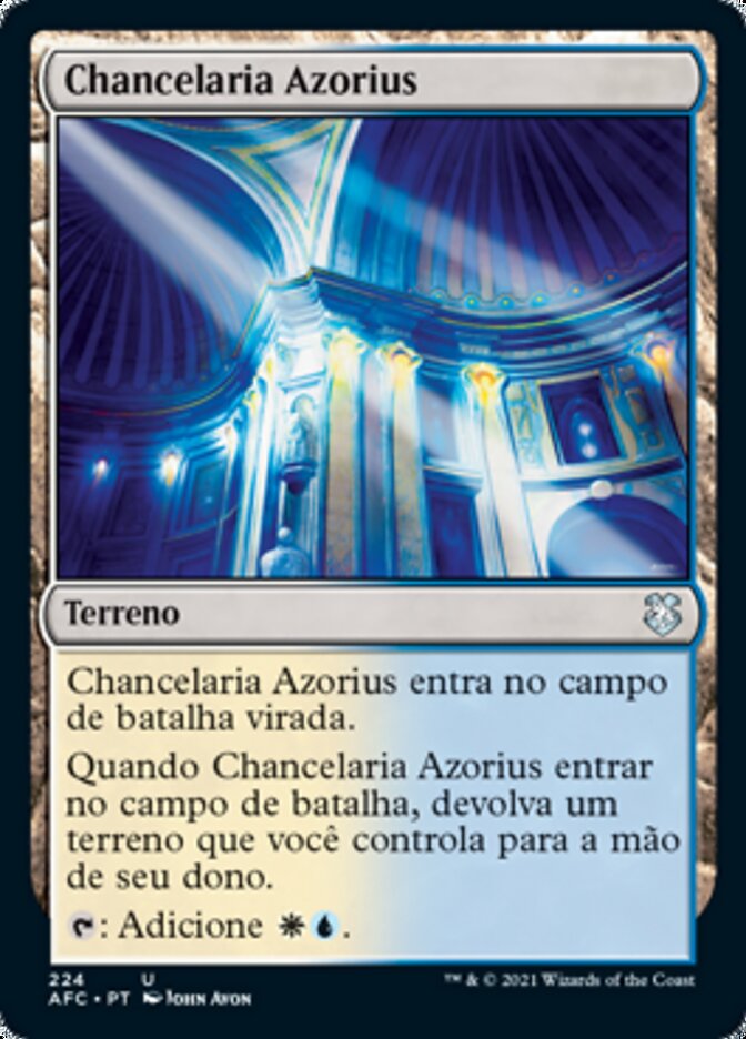 Chancelaria Azorius / Azorius Chancery - Magic: The Gathering - MoxLand