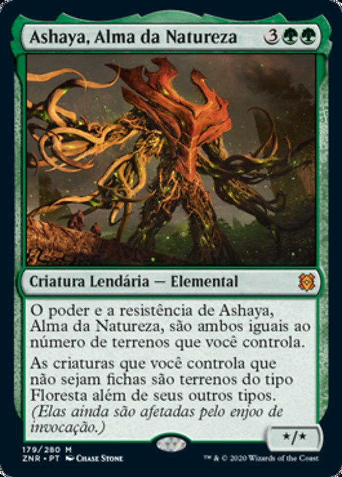 Ashaya, Alma da Natureza / Ashaya, Soul of the Wild - Magic: The Gathering - MoxLand