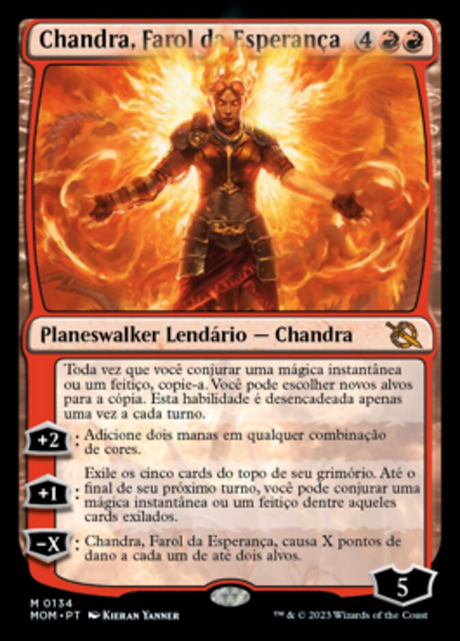 Chandra, Farol da Esperança / Chandra, Hope's Beacon - Magic: The Gathering - MoxLand