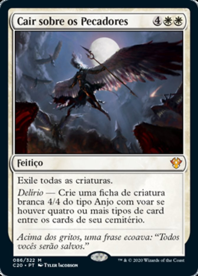 Cair sobre os Pecadores / Descend upon the Sinful - Magic: The Gathering - MoxLand