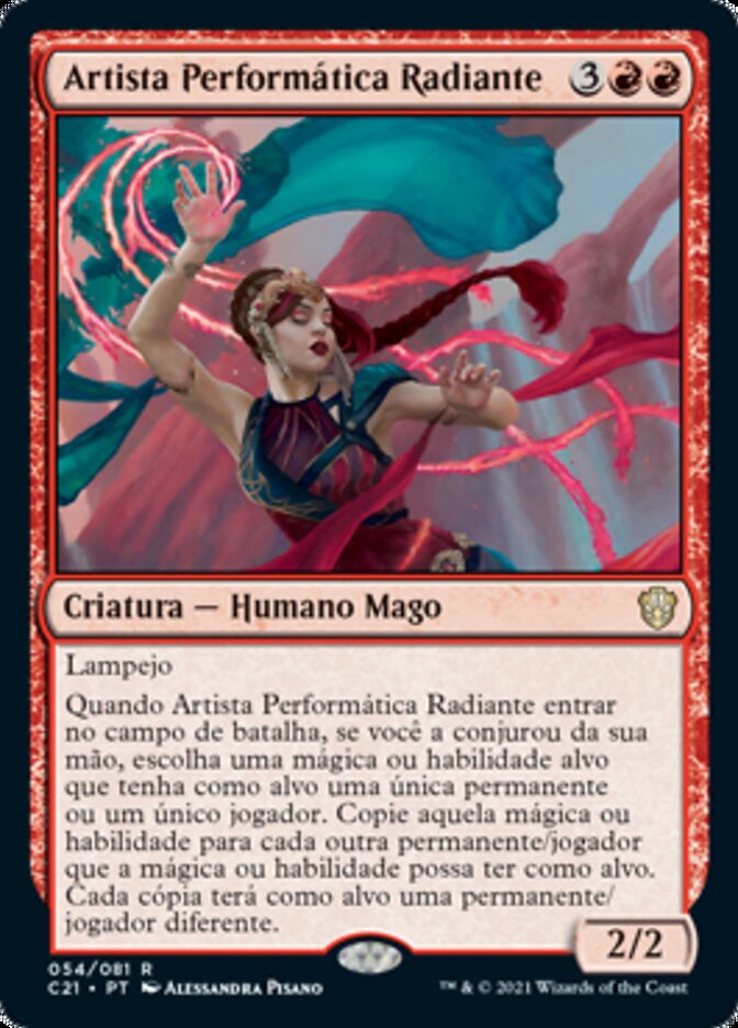 Artista Performática Radiante / Radiant Performer - Magic: The Gathering - MoxLand