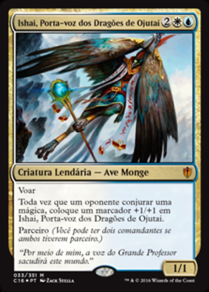 Ishai, Porta-voz dos Dragões de Ojutai / Ishai, Ojutai Dragonspeaker - Magic: The Gathering - MoxLand