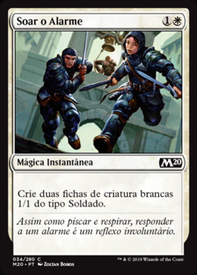 Soar o Alarme / Raise the Alarm - Magic: The Gathering - MoxLand