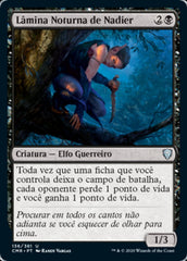 Lâmina Noturna de Nadier / Nadier's Nightblade - Magic: The Gathering - MoxLand