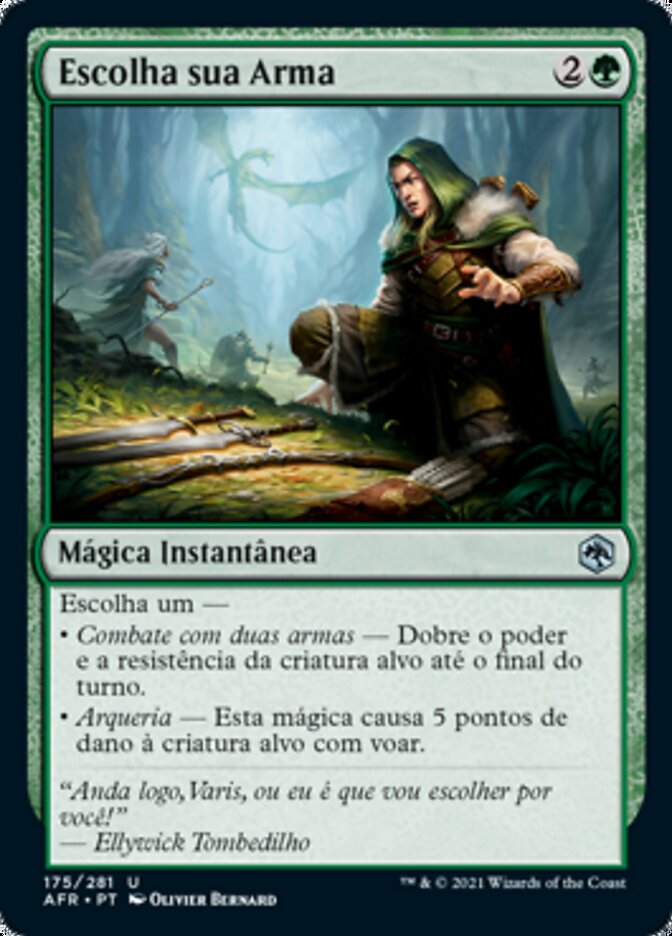 Escolha sua Arma / Choose Your Weapon - Magic: The Gathering - MoxLand