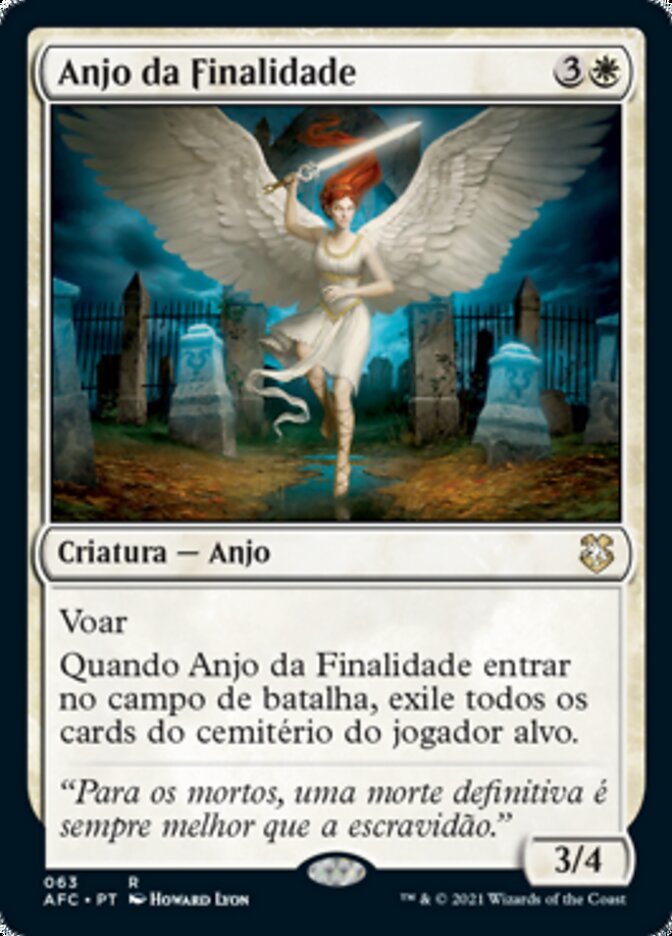 Anjo da Finalidade / Angel of Finality - Magic: The Gathering - MoxLand