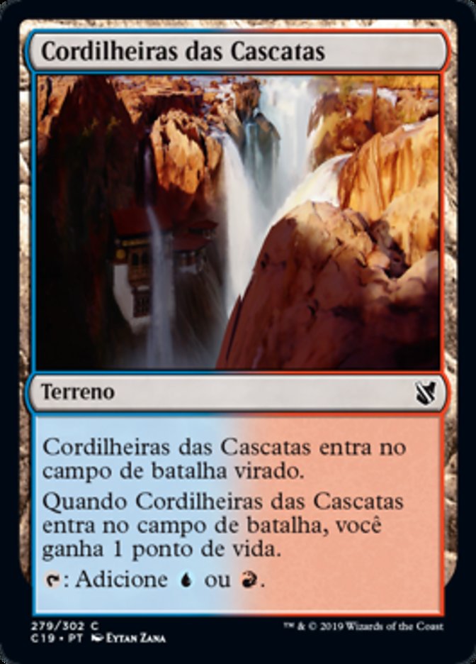 Cordilheiras das Cascatas / Swiftwater Cliffs - Magic: The Gathering - MoxLand
