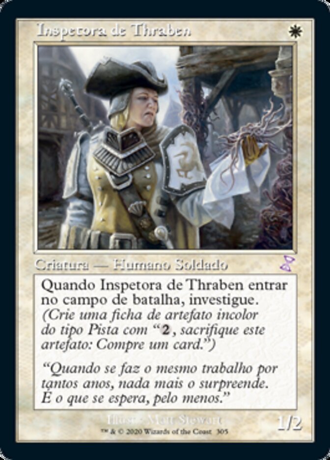 Inspetora de Thraben / Thraben Inspector - Magic: The Gathering - MoxLand