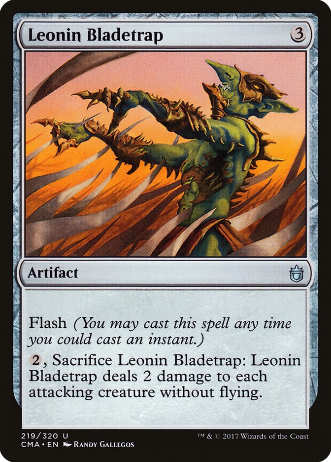 Armadilha de Lâminas dos Leoninos / Leonin Bladetrap - Magic: The Gathering - MoxLand