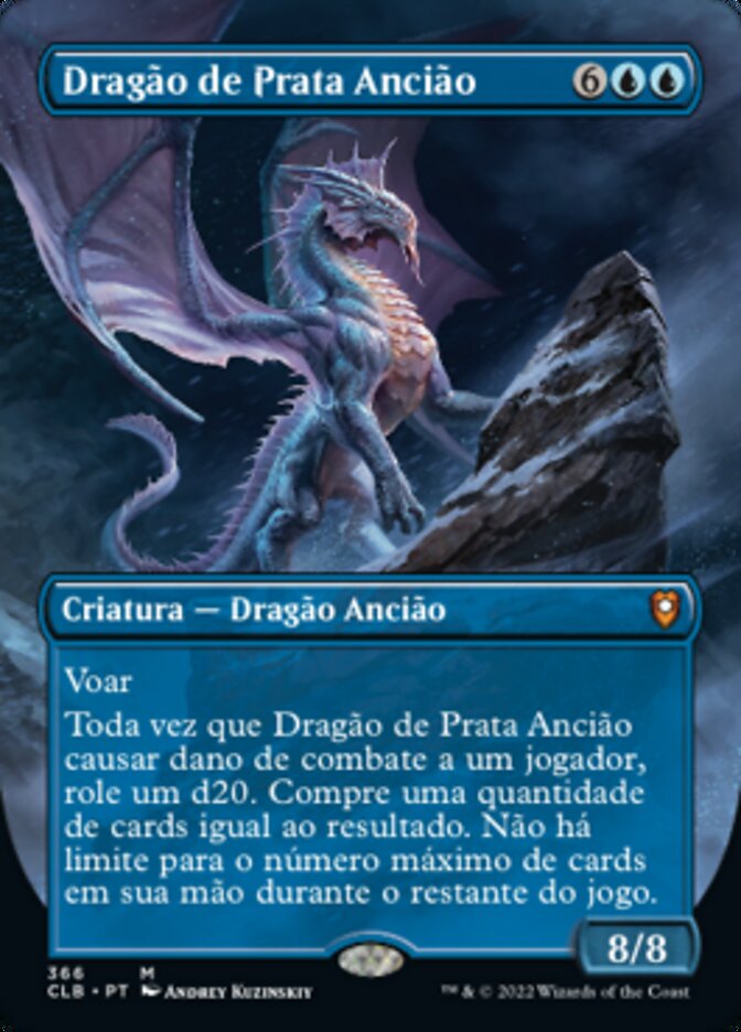 Dragão de Prata Ancião / Ancient Silver Dragon - Magic: The Gathering - MoxLand