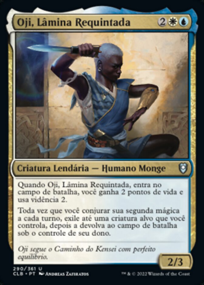 Oji, Lâmina Requintada / Oji, the Exquisite Blade - Magic: The Gathering - MoxLand