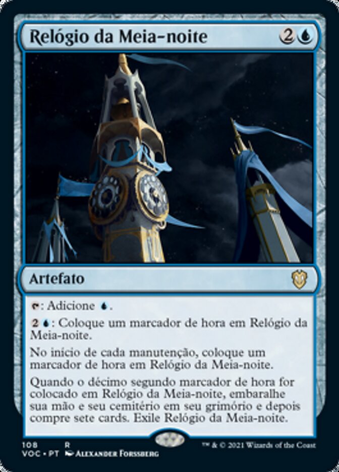 Relógio da Meia-noite / Midnight Clock - Magic: The Gathering - MoxLand